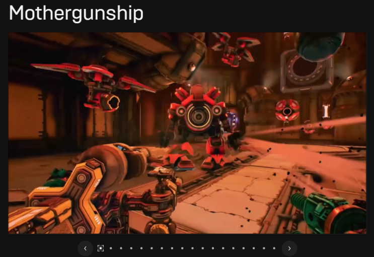  에픽 무료게임 Mothergunship. 액션 슈팅 게임 무료