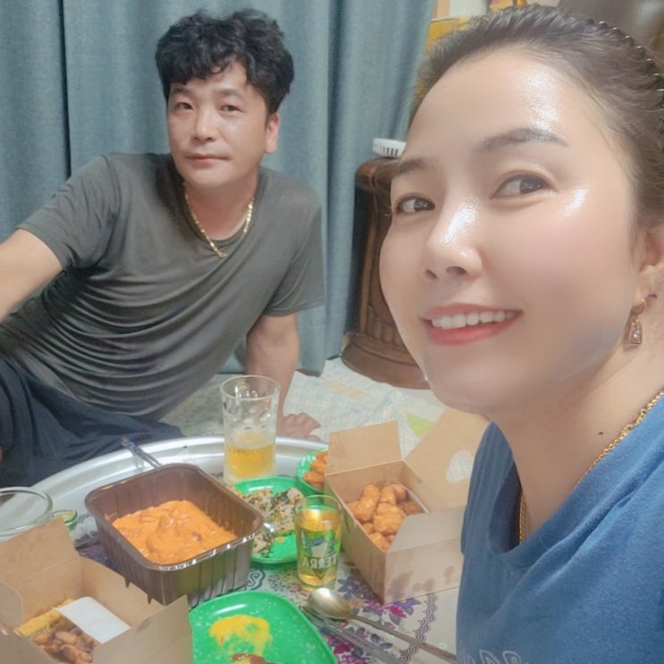  배달시킨 안산 로제떡볶이 삼첩분식