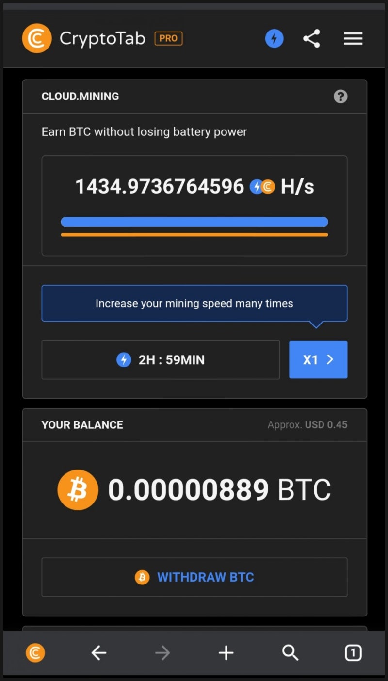 코인] 스마트폰으로 비트코인 채굴하기 :: CryptoTab(크립토탭) : 네이버 블로그