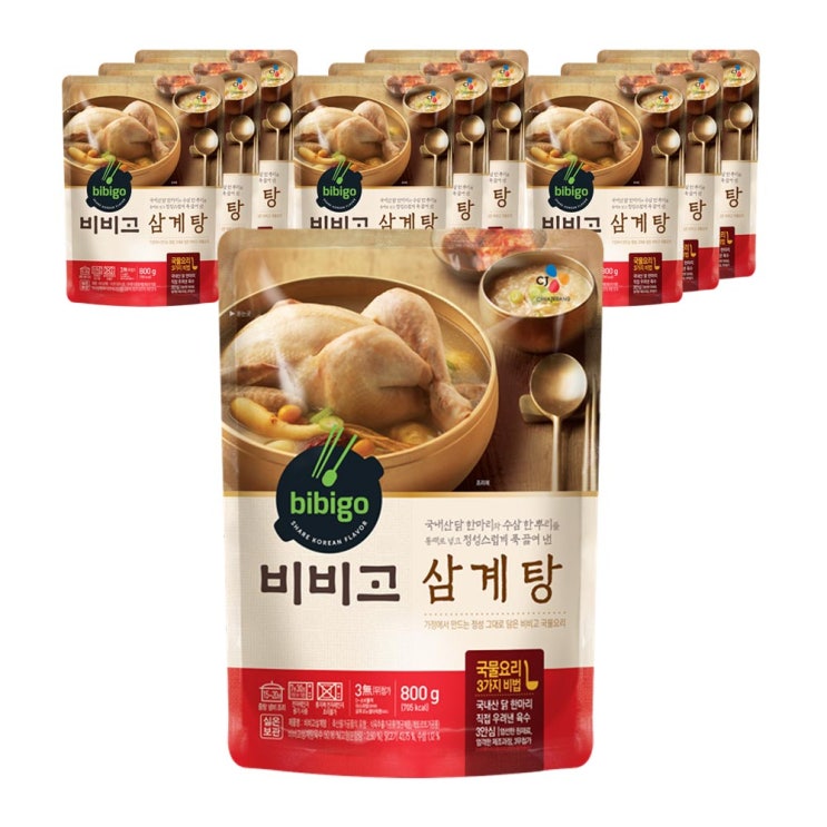 리뷰가 좋은 비비고 삼계탕, 800g, 10개 추천해요