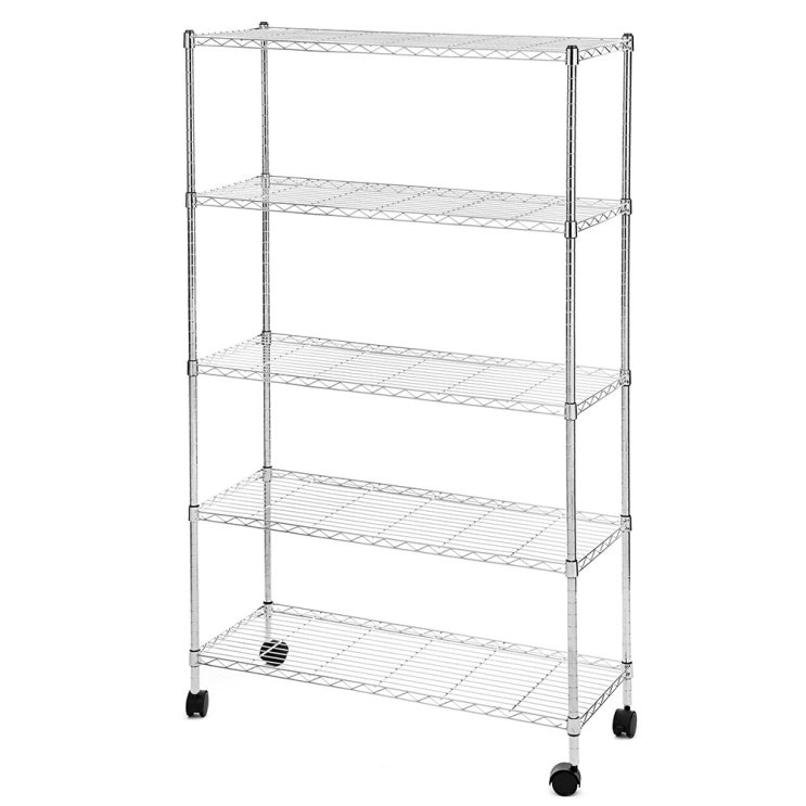 인기있는 코멧 메탈 선반 5단 900 x 350 x 1500mm, 실버 ··· 인기있는 코멧 메탈 선반 5단 900 x 350 x 1500mm, 실버 ···