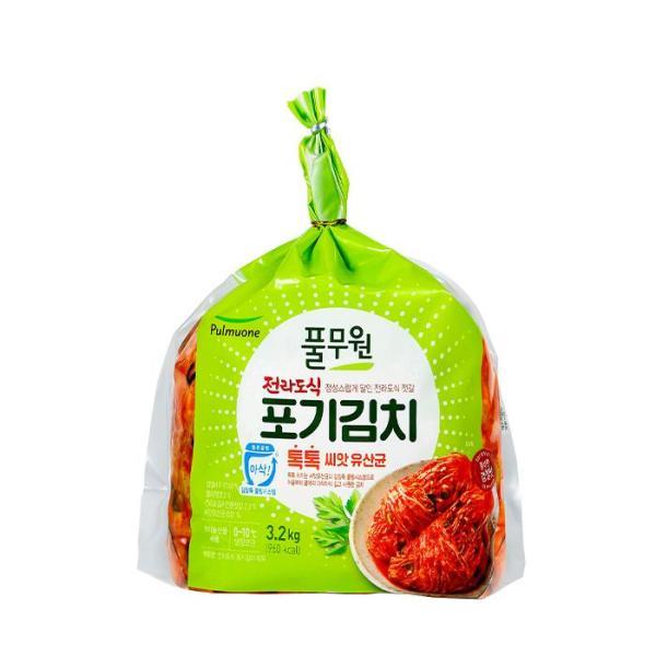 인기있는 [풀무원] 톡톡 전라도식 포기김치3.2kg, 상세 설명 참조 추천해요