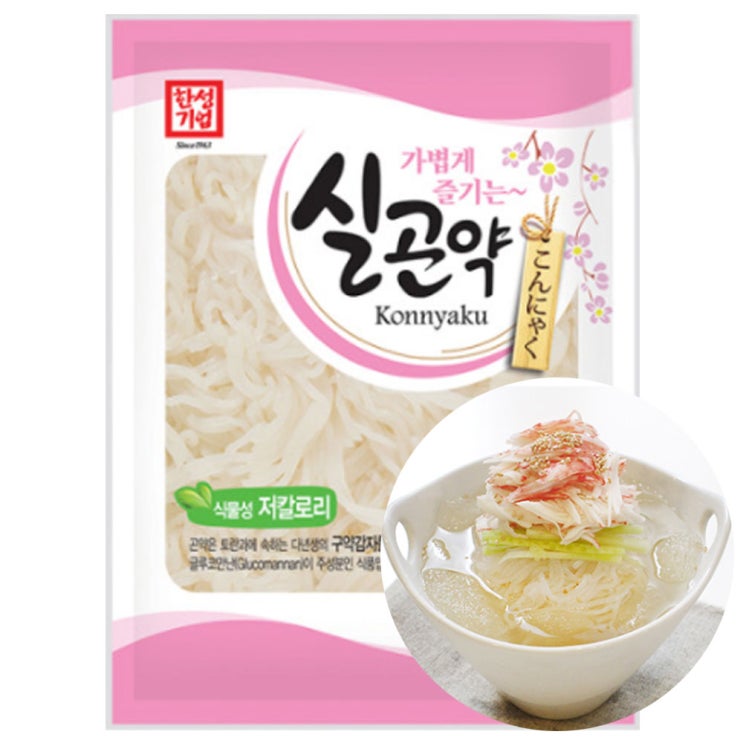 많이 찾는 한성기업 실곤약 200g 5개 10개 15개 20개 25개 30개 골라담기, 한성 실곤약200g x15개 ···