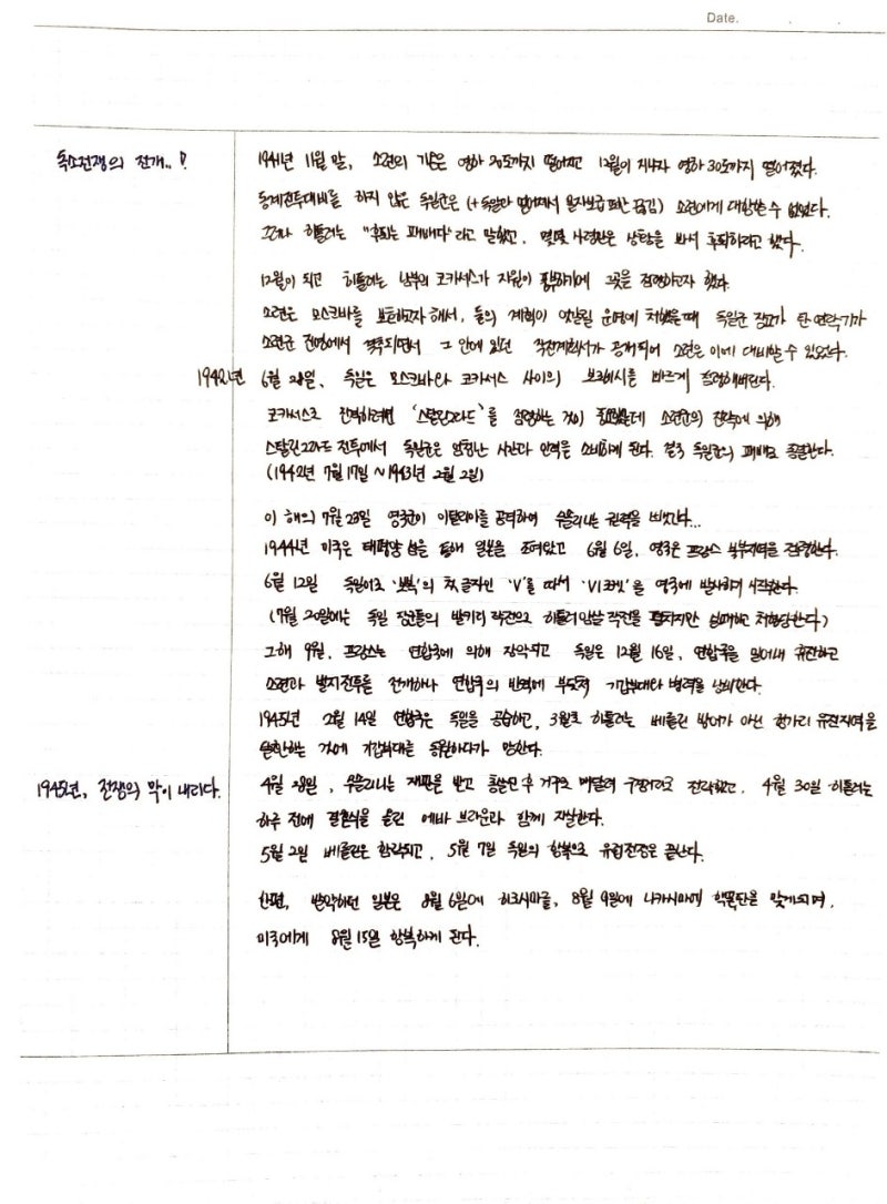 시사공부] 2021.07.26. 월 ~ 07.31. 토 / 제2차 세계대전에 대하여 : 네이버 블로그
