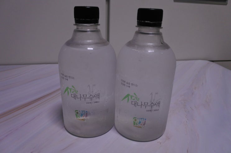  여름철 수분보충에 좋은 대밭고을 대나무수액