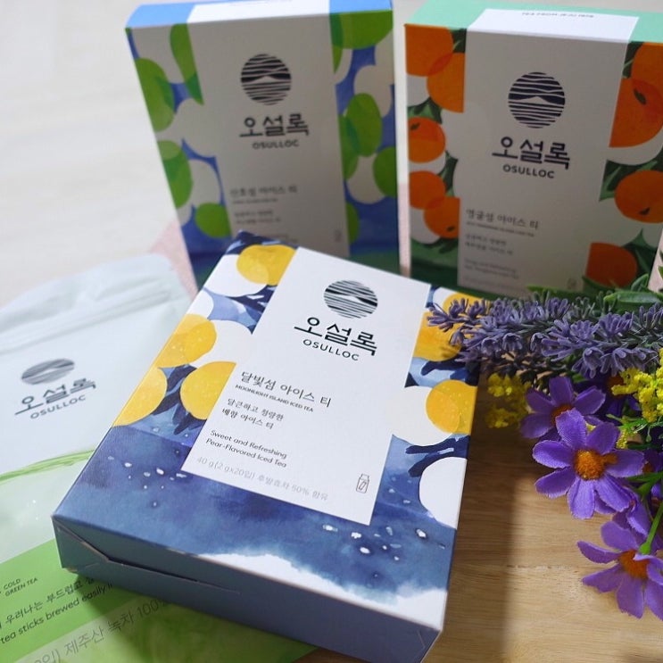  [오설록]여름에 즐기는 오설록 아이스티 4종(녹차, 영귤섬아이스티, 산호섬아이스티, 달빛섬아이스티)