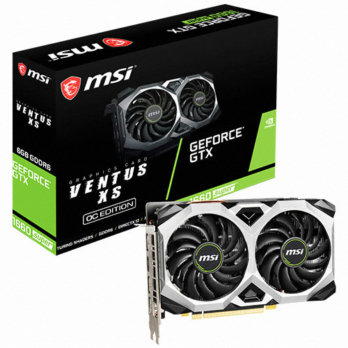 잘팔리는 MSI 지포스 GTX 1660 SUPER 벤투스 S OC 그래픽카드 D6 6GB, N1660SVX 좋아요