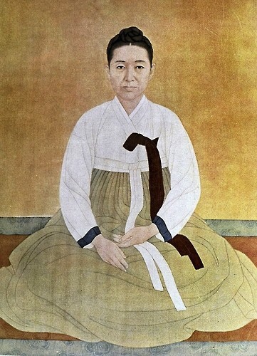  AI 인공지능을 이용한 신사임당 복원 사진