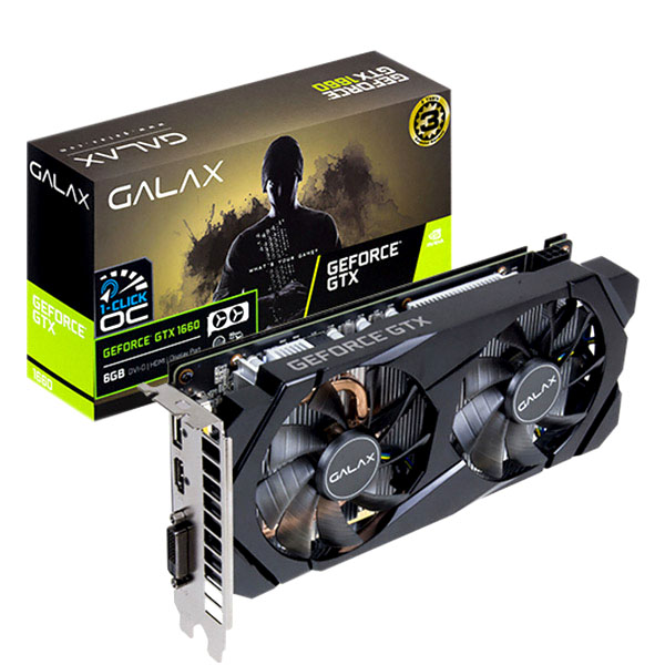 가성비 뛰어난 GALAX 지포스 GTX 1660 BLACK D D5 그래픽카드 6GB 추천해요