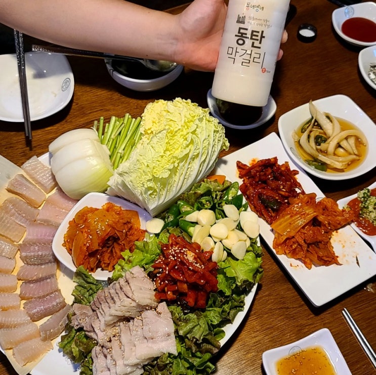  수원 신영통술집 남도술상 민어회와 홍어삼합 먹방 솔직후기