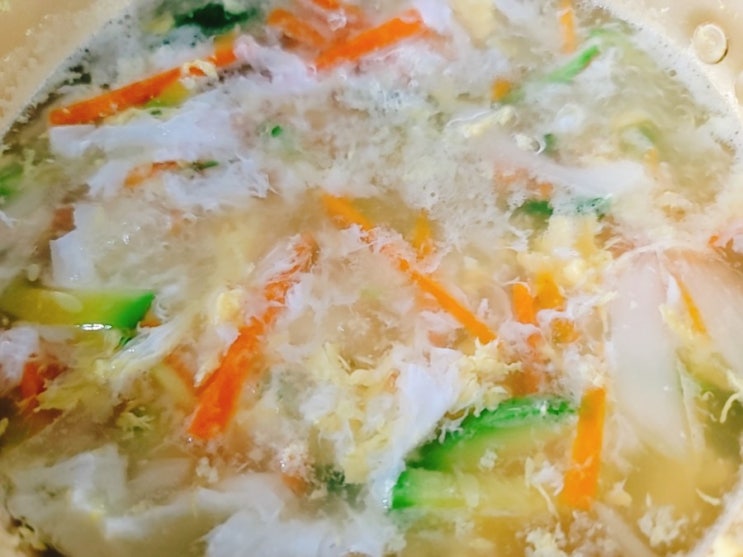  계란국 끓이는법 중국집 맛내는 초간단 레시피