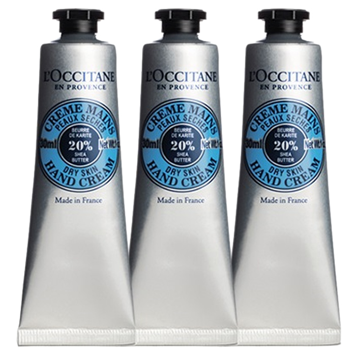  가성비 뛰어난 록시땅 시어 드라이 스킨 핸드크림, 30ml, 3개 ···