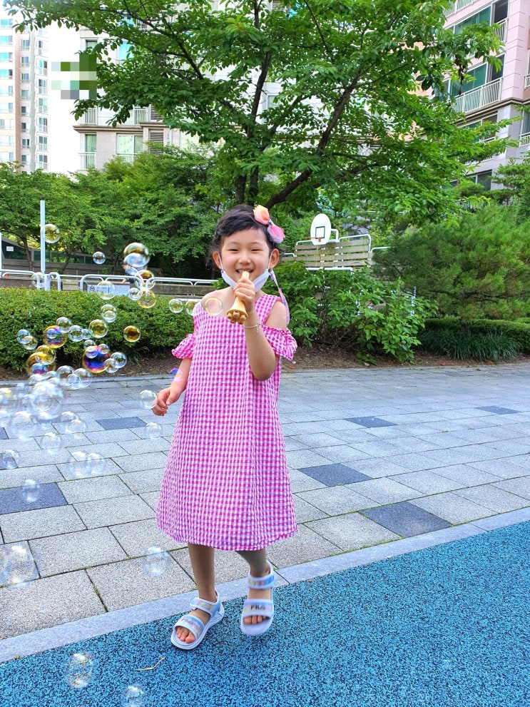  마더스콘 비눗방울 잘 터지지 않아 야외 놀이에 딱!