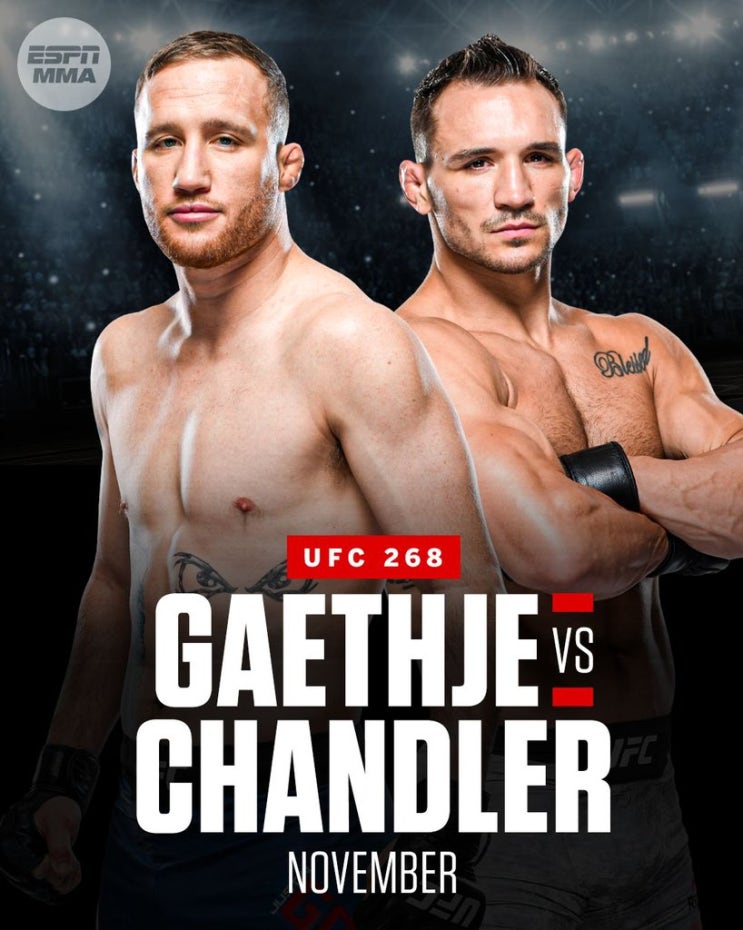 UFC 268: 저스틴 게이치 vs 마이클 챈들러 구두 합의/ 함서희 ONE 토너먼트 9월 3일 등 MMA 뉴스 UFC 268: 저스틴 게이치 vs 마이클 챈들러 구두 합의/ 함서희 ONE 토너먼트 9월 3일 등 MMA 뉴스