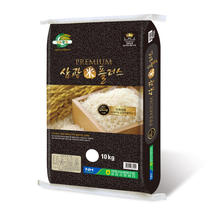 많이 팔린 강화섬쌀 2020년 햅쌀 삼광미플러스 백미, 10kg, 1개 ···