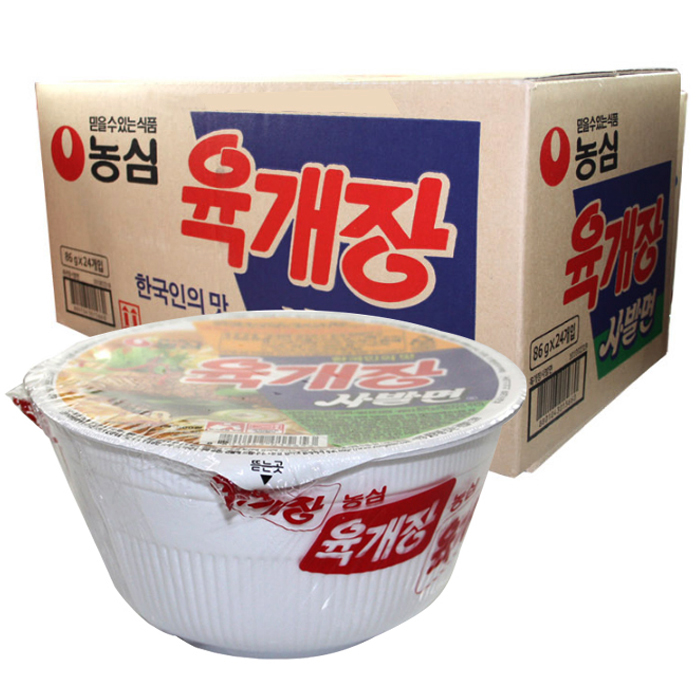선택고민 해결 농심 육개장사발면 86g, 24개 추천합니다 선택고민 해결 농심 육개장사발면 86g, 24개 추천합니다