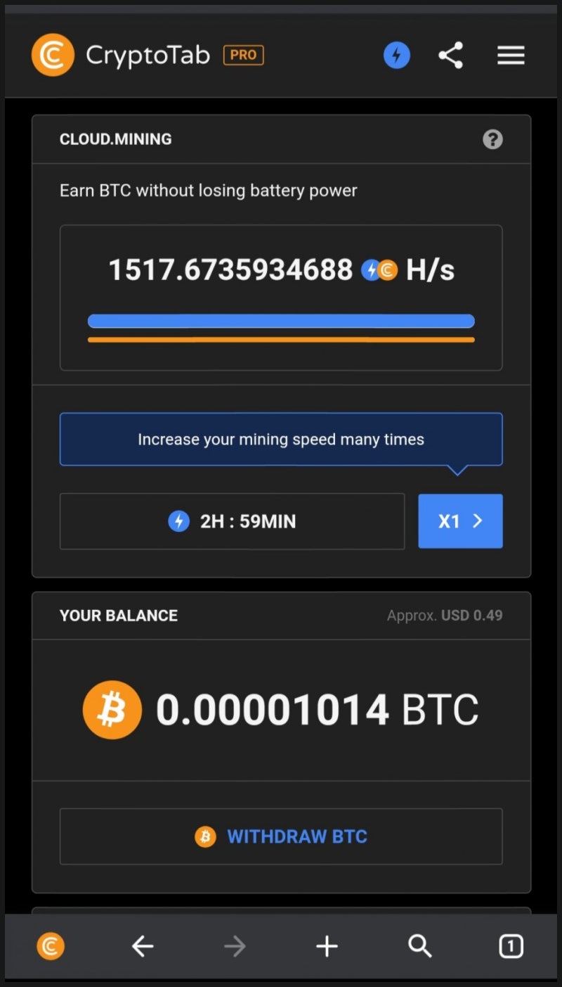 코인] 스마트폰으로 비트코인 채굴하기 :: CryptoTab(크립토탭) : 네이버 블로그