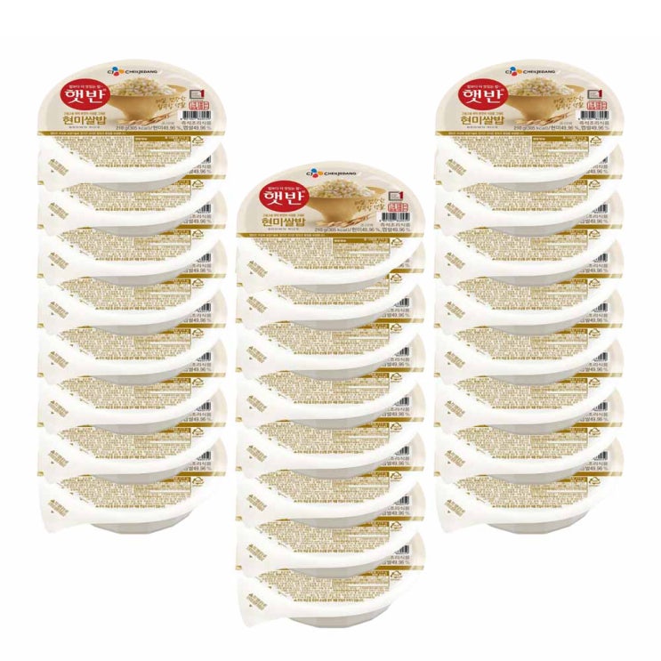 잘팔리는 햇반 현미쌀밥, 210g, 24개 ··· 잘팔리는 햇반 현미쌀밥, 210g, 24개 ···