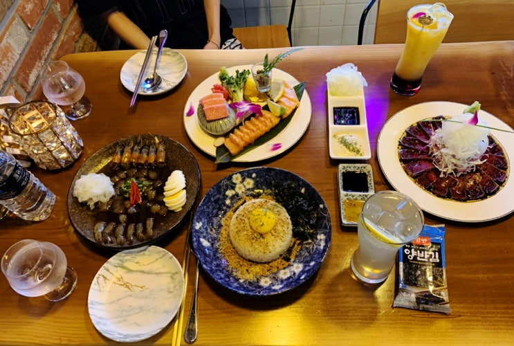  부천 중동 이자카야 혼술 맛집 추천 ; 돗토리키친