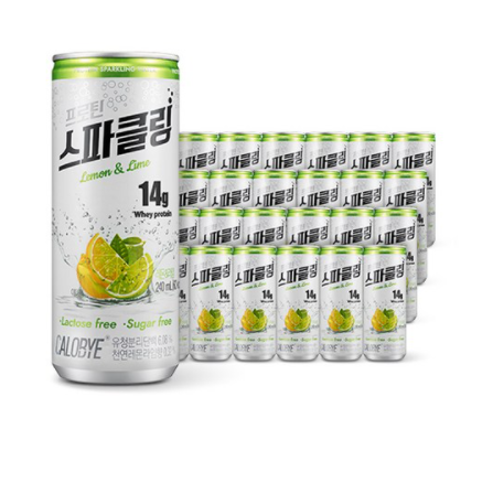 당신만 모르는 칼로바이 프로틴 스파클링 레몬 엔 라임, 240ml, 144개입 ··· 당신만 모르는 칼로바이 프로틴 스파클링 레몬 엔 라임, 240ml, 144개입 ···