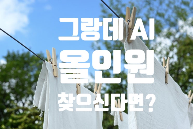  삼성 ai그랑데 올인원 세탁기+건조기 구하신다면 꼭 알아보셔요! ,WF24T9500KV+DV17T9720SV
