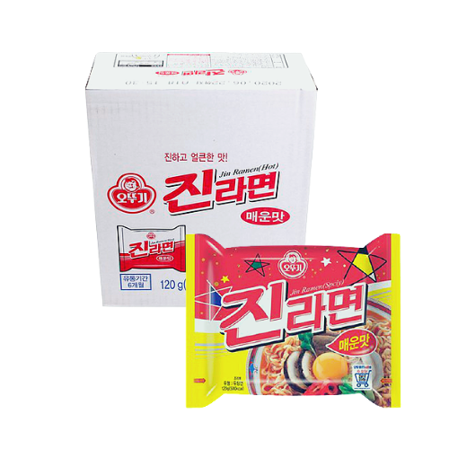 인기 급상승인 오뚜기 진라면 매운맛 120g, 20개 추천해요 인기 급상승인 오뚜기 진라면 매운맛 120g, 20개 추천해요