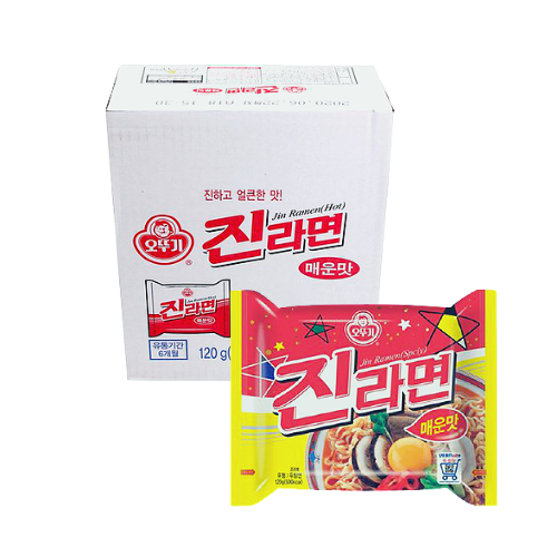 인기 급상승인 오뚜기 진라면 매운맛 120g, 20개 추천해요