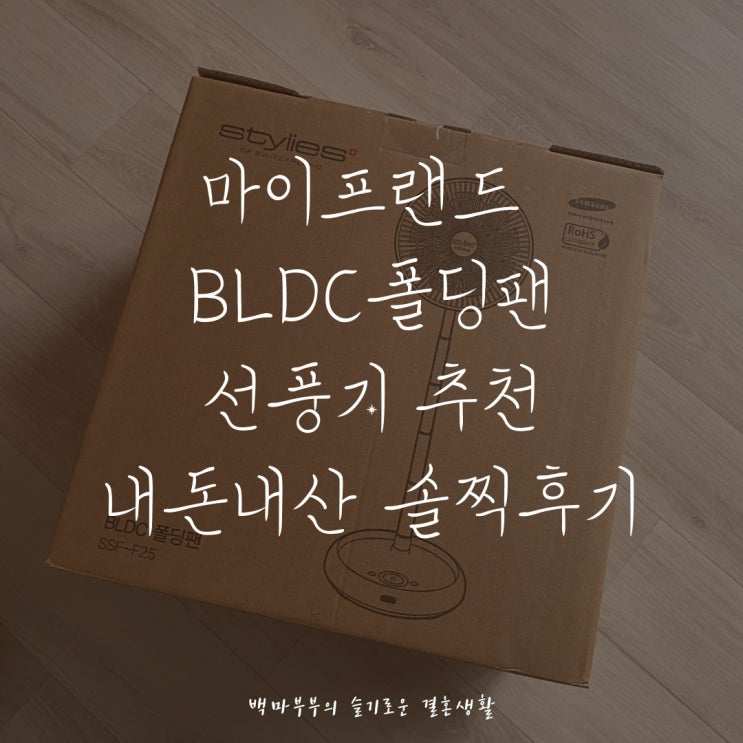  캠핑,낚시용 선풍기 추천! 무선선풍기 마이프랜드 BLDC폴딩팬 내돈내산 솔찍후기