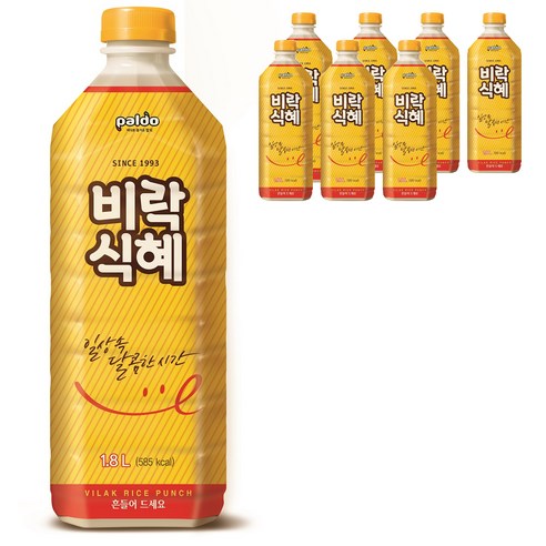 인기 급상승인 팔도 비락식혜, 1.8L, 40개 ···