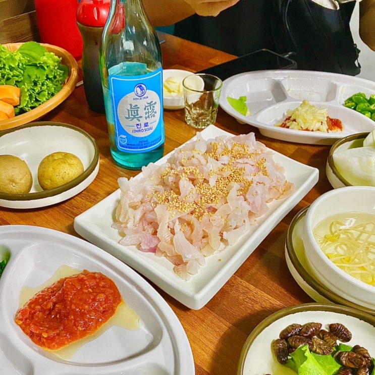  광주 북구 우산동(말바우시장) 맛집 - 득량만횟집