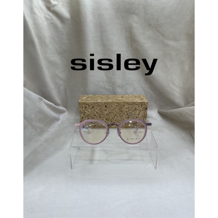 선택고민 해결 시슬리BEST모델 국내생산 100%정품 시슬리 시슬리안경 SISLEY S-2377 COL.7 핑크컬러 안네발렌틴 ST 특이한안경 안경선물 동글이안경 유니크한안경 추천