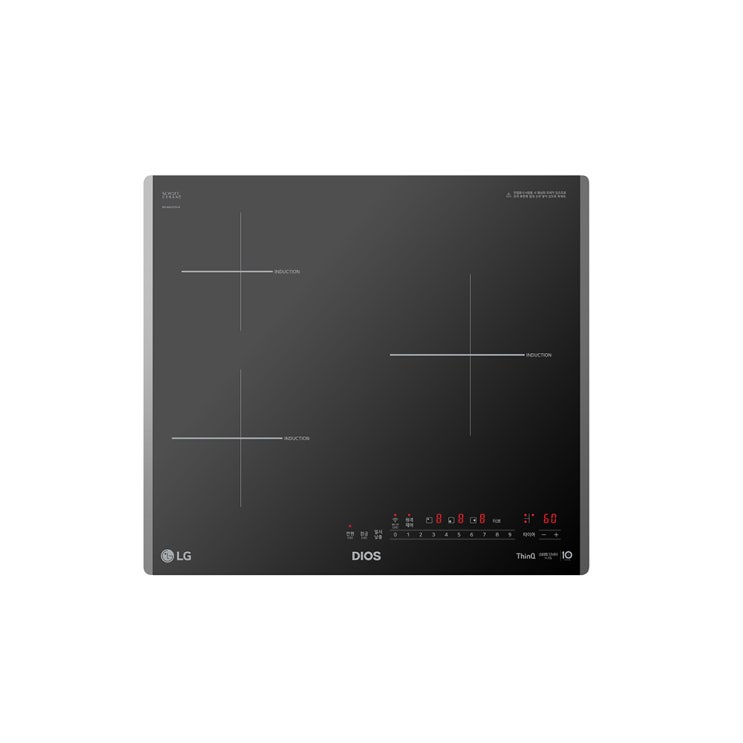  인기 급상승인 LG전자 디오스 전기레인지 인덕션 3구 프리 스탠딩 C 8.5cm 방문설치, BEI3GST2 ···