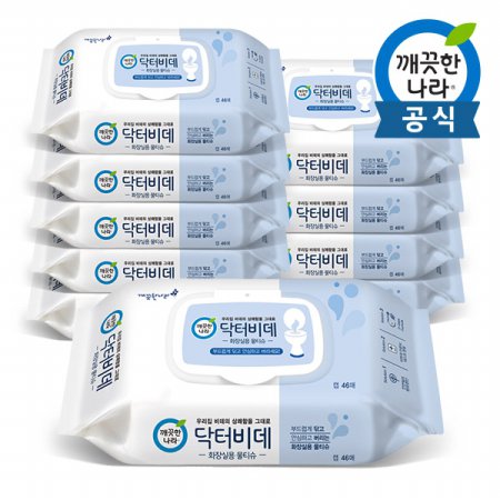 요즘 인기있는 깨끗한나라 닥터비데 46매 화장실용 물티슈, 닥터비데46매8팩 추천해요 요즘 인기있는 깨끗한나라 닥터비데 46매 화장실용 물티슈, 닥터비데46매8팩 추천해요