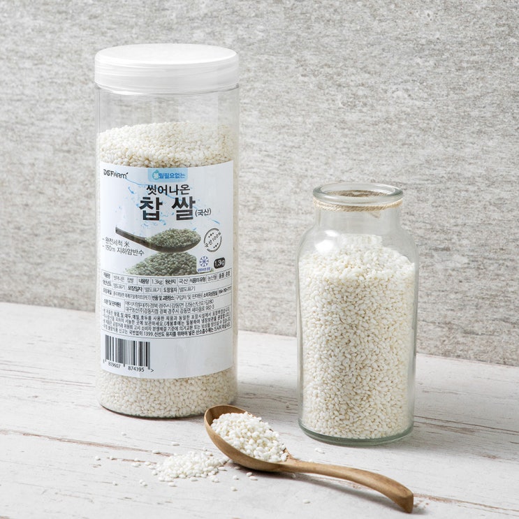 후기가 정말 좋은 씻어나온 찹쌀, 1.3kg, 1통 추천합니다 후기가 정말 좋은 씻어나온 찹쌀, 1.3kg, 1통 추천합니다