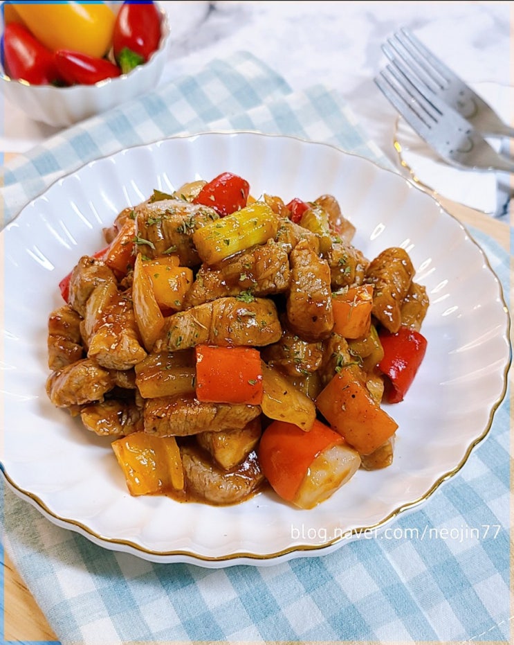 돼지고기 폭찹 스테이크 만드는법 돼지안심 돈육요리 진심 맛있다 돼지고기 폭찹 스테이크 만드는법 돼지안심 돈육요리 진심 맛있다