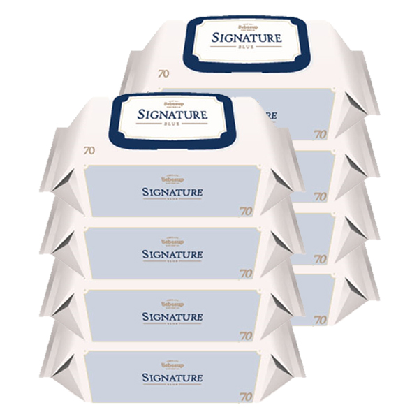 가성비갑 베베숲 시그니처 블루 유아물티슈 캡형, 70매, 8팩 추천해요