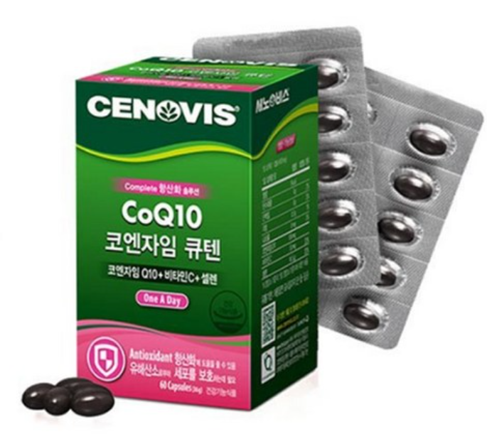  필수 영양제인  세노비스 코엔자임 큐텐을 소개합니다..