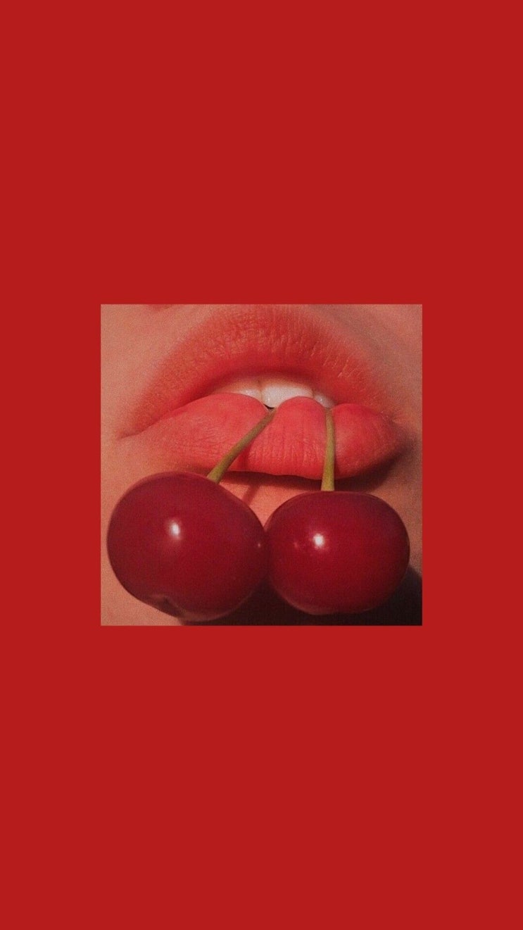 체리짤/Cherry Bomb/버찌/체리배경화면/체리패턴/cherry aesthetic/cherry wallpaper/Fondos de cerezas aesthetic