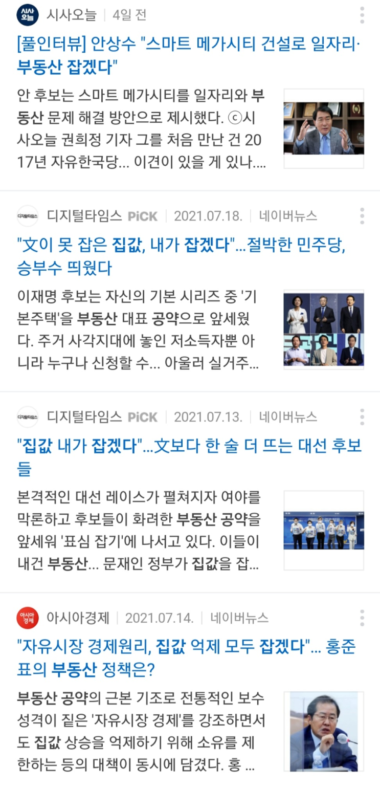  집값 내가 잡겠다! (부동산 정책 관련)