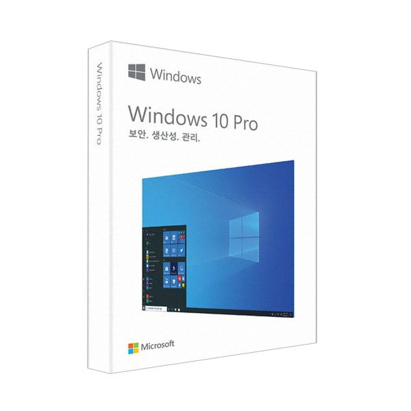 선호도 높은 마이크로소프트 Windows 10 Pro 처음사용자용 소프트웨어 FPP 좋아요