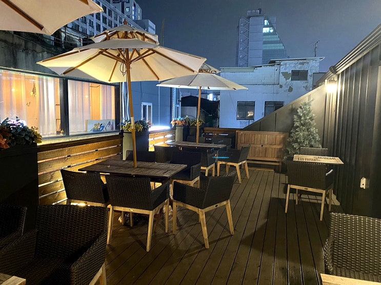 [천호 카페 티에드] 루프탑 카페, 조용한 분위기의 천호 로데오거리 카페, 방울에이드 후기