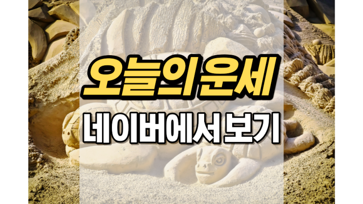 네이버 오늘 운세 어떻게 나올까?