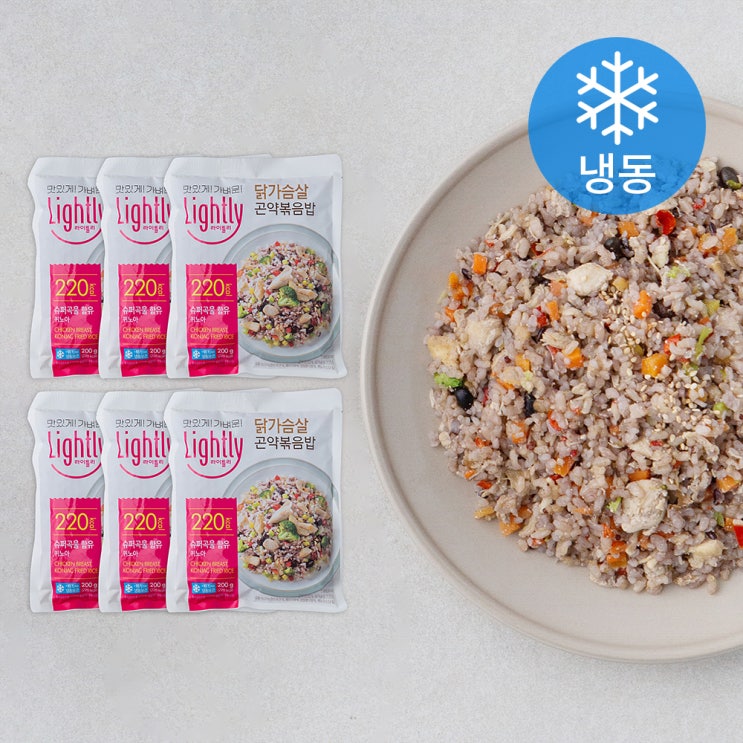 선호도 좋은 집으로온 닭가슴살 곤약 볶음밥 (냉동), 200g, 6개 추천해요 선호도 좋은 집으로온 닭가슴살 곤약 볶음밥 (냉동), 200g, 6개 추천해요