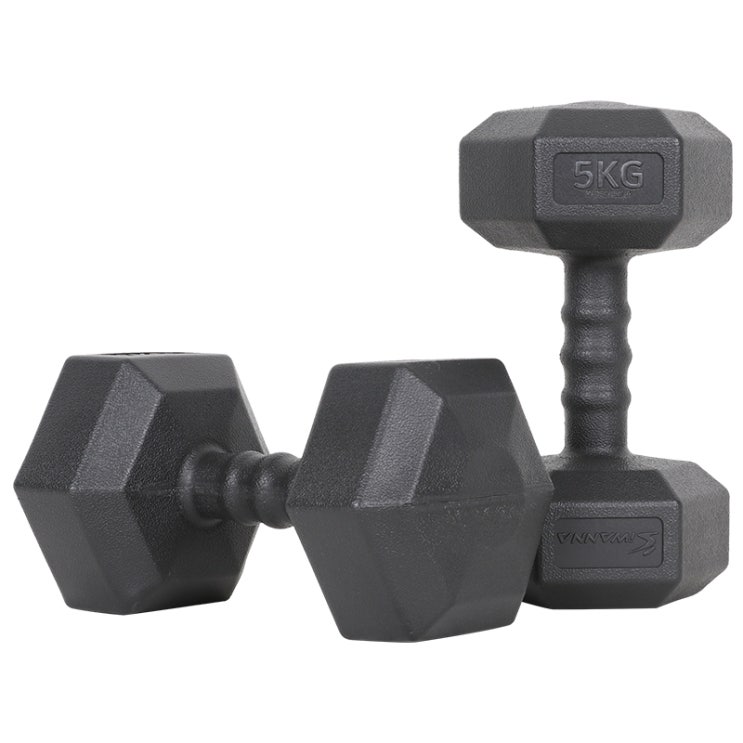 리뷰가 좋은 아이워너 맨즈 육각아령 블랙, 5kg, 2개 좋아요 리뷰가 좋은 아이워너 맨즈 육각아령 블랙, 5kg, 2개 좋아요