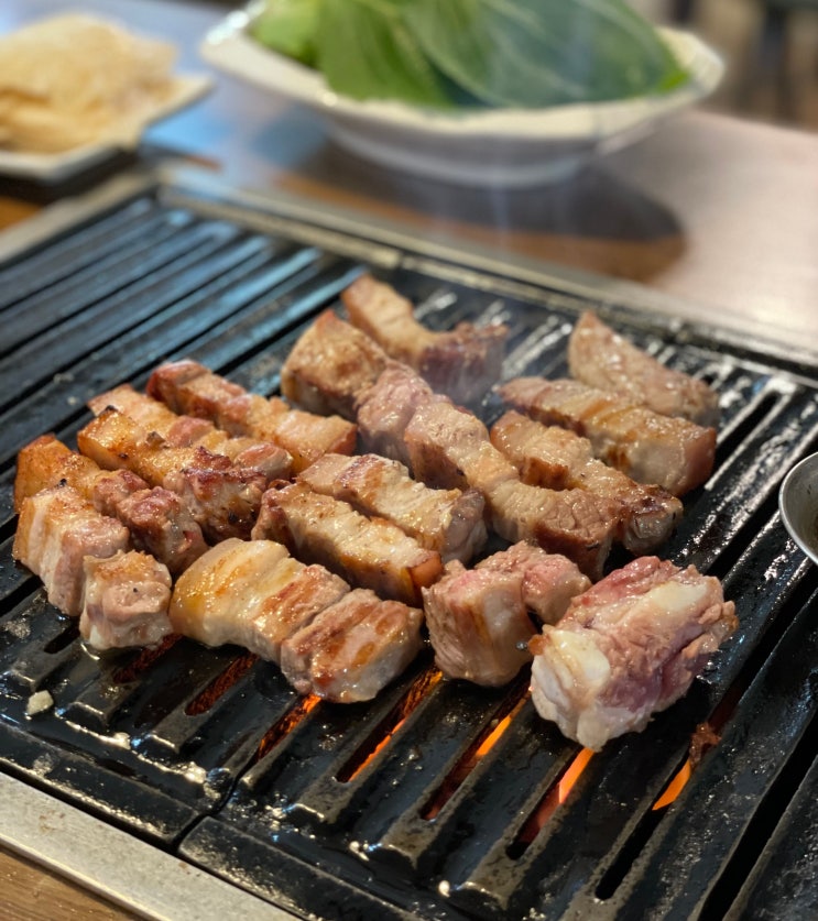 [대전 봉명동 맛집] 대전 고기집 제주똥돼지오겹살 , 오겹살의 쫄깃함을 느꼈다.