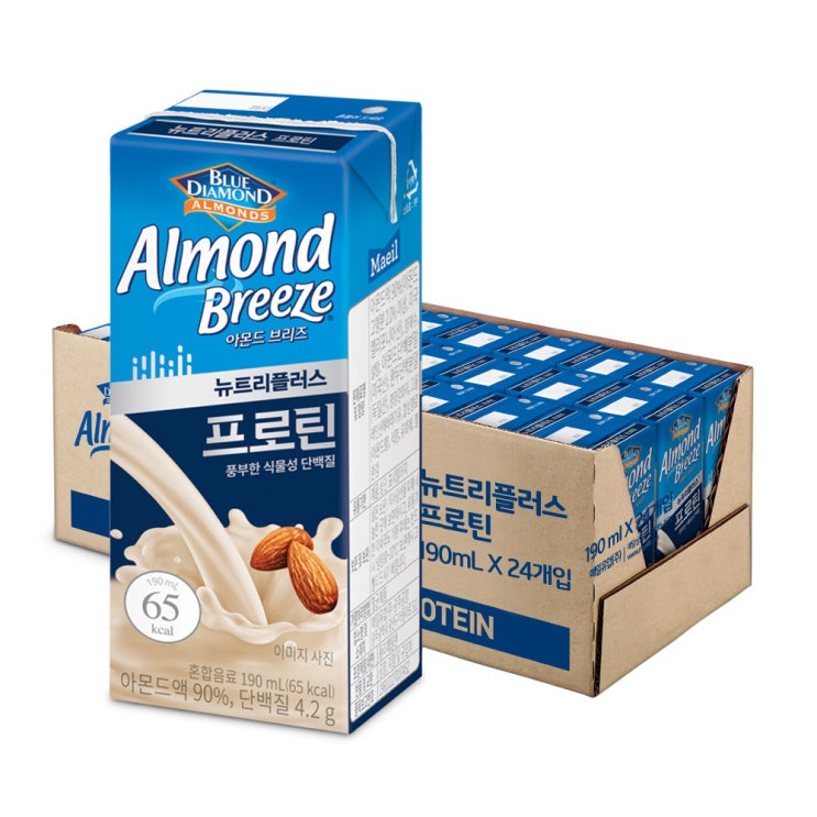 가성비 뛰어난 블루다이아몬드 아몬드 브리즈 뉴트리플러스 프로틴, 190ml, 24개 추천해요 가성비 뛰어난 블루다이아몬드 아몬드 브리즈 뉴트리플러스 프로틴, 190ml, 24개 추천해요