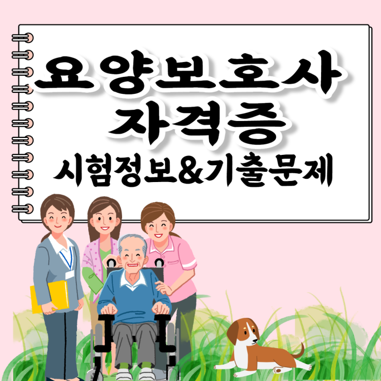  요양보호사 자격증 시험 일정, 시험문제까지!