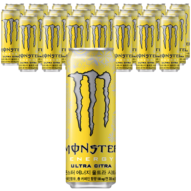 당신만 모르는 코카콜라 몬스터 에너지 울트라 시트라 음료, 355ml, 24개입 좋아요 당신만 모르는 코카콜라 몬스터 에너지 울트라 시트라 음료, 355ml, 24개입 좋아요