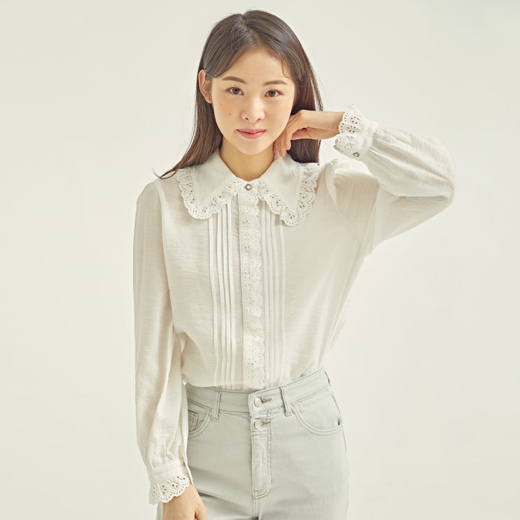  선호도 좋은 로엠 빅카라 블라우스 ···