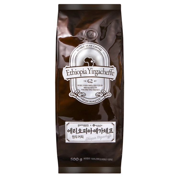 후기가 좋은 곰곰 에티오피아 예가체프 G2 원두 커피, 1개, 500g 추천합니다 후기가 좋은 곰곰 에티오피아 예가체프 G2 원두 커피, 1개, 500g 추천합니다